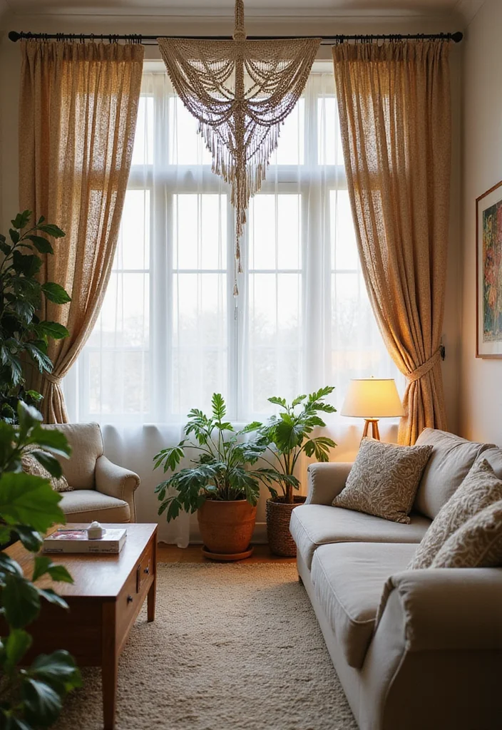 12 Canopy Curtain Ideas for Romantic Layered Comfort 12 12 Canopy Curtain Ideas for Romantic Layered Comfort - 2. Bohemian Macramé Accents