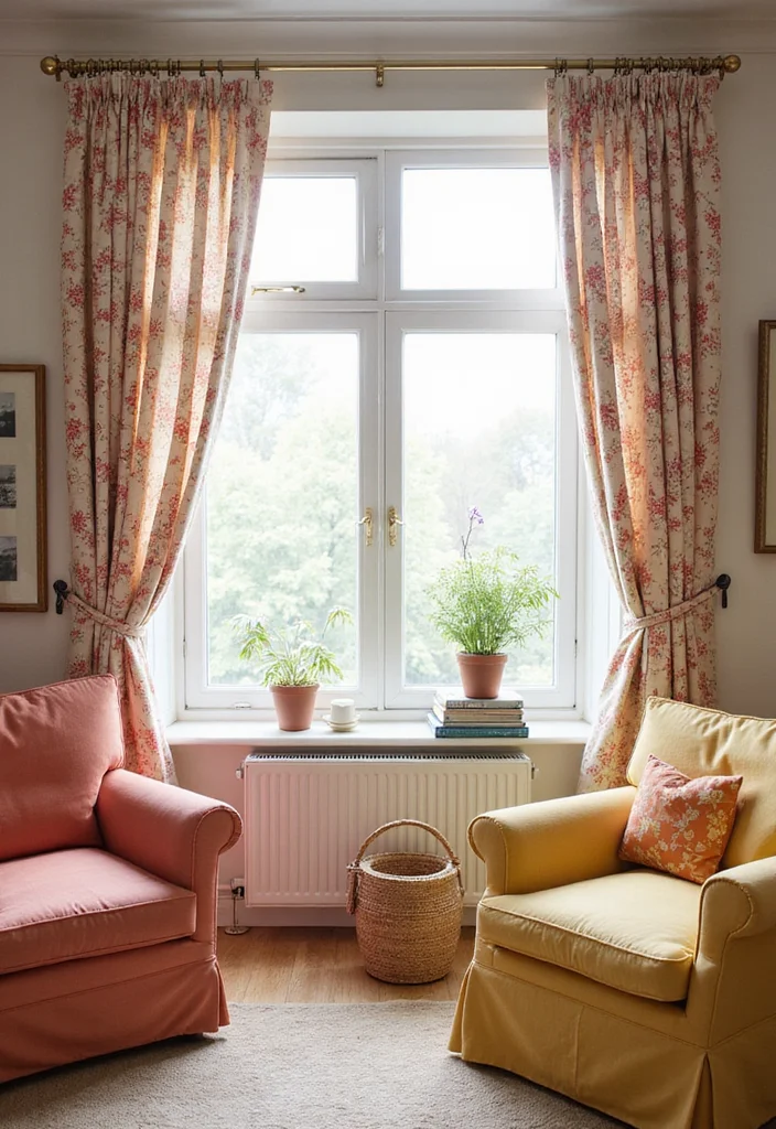 12 Canopy Curtain Ideas for Romantic Layered Comfort 45 12 Canopy Curtain Ideas for Romantic Layered Comfort - 5. Floral Prints