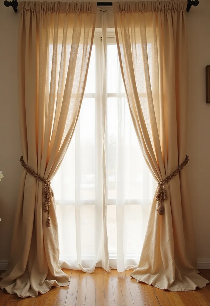 12 Canopy Curtain Ideas for Romantic Layered Comfort 56 12 Canopy Curtain Ideas for Romantic Layered Comfort - 6. Layered Textures