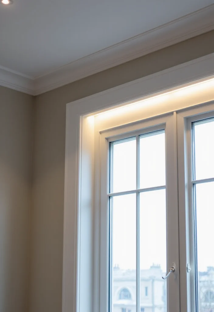 12 Curtain Cornice Ideas for Clean Architectural Finish 122 12 Curtain Cornice Ideas for Clean Architectural Finish 12. Smart Cornice with Integrated Technology