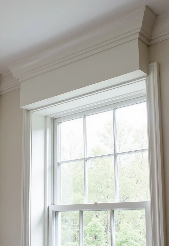 12 Curtain Cornice Ideas for Clean Architectural Finish 67 12 Curtain Cornice Ideas for Clean Architectural Finish 7. Floating Cornice for an Airy Feel