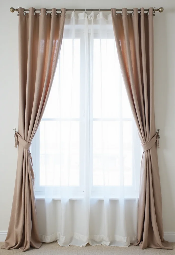 12 Curtain Set Up Ideas for Neat Functional Window Styling - 6. Easy-to-Install Curtain Clips