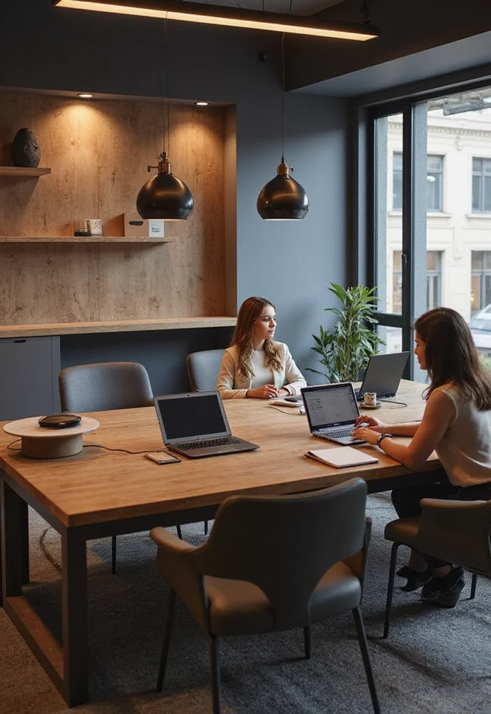 12 Glam Office Ideas for Chic Modern Style - 12. Technology Integration