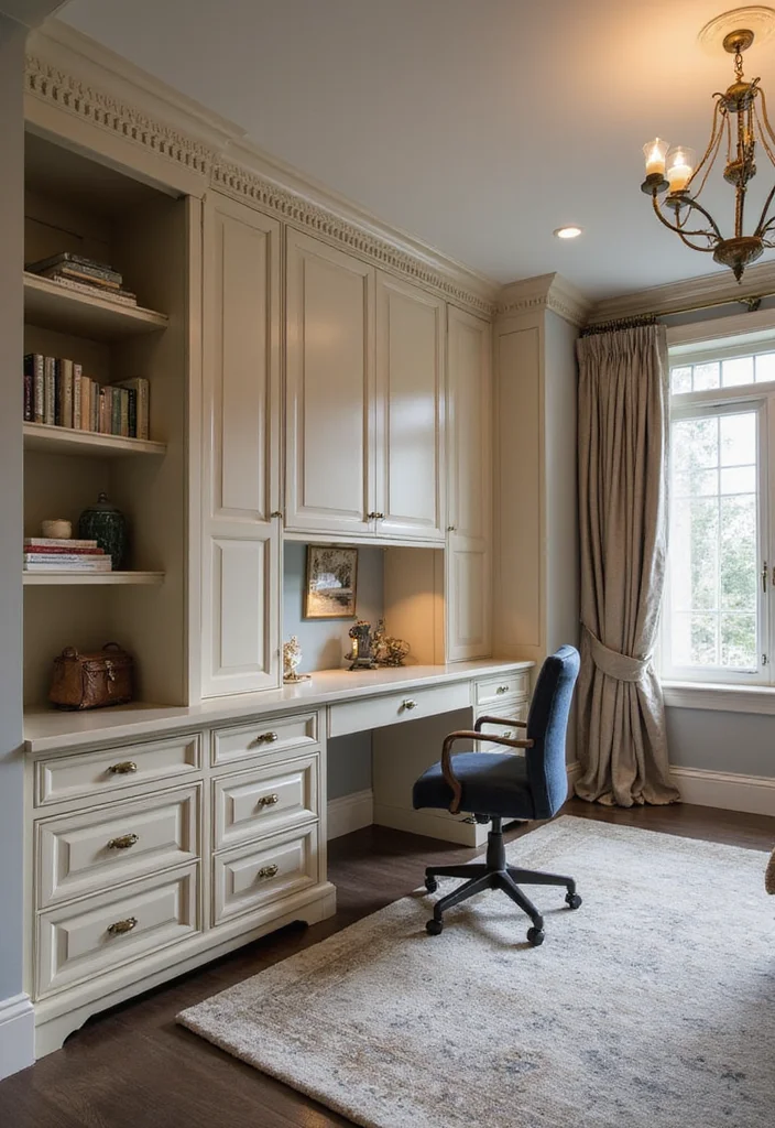 12 Home Office Cabinet Ideas for Smart Built In Storage - 12. Custom-Built Cabinets for Individual Needs