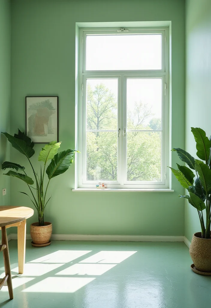 12 Sage Green Office Ideas for Soft Natural Calm - 6. Natural Lighting