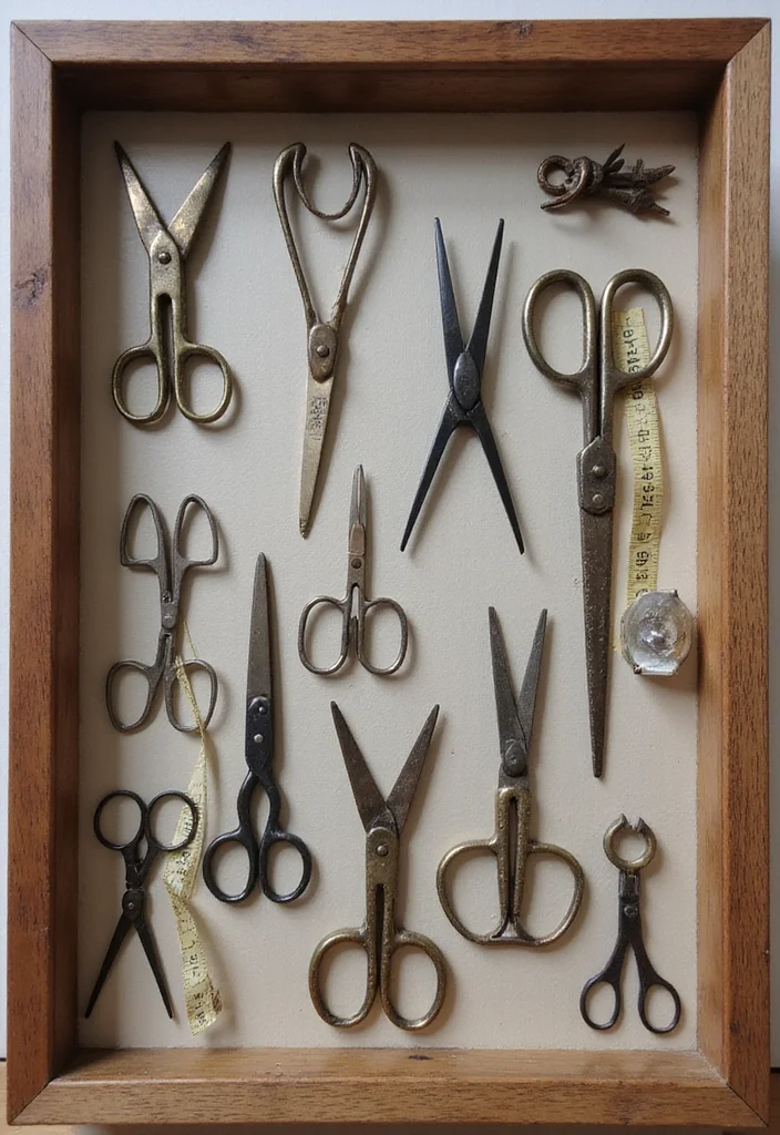 12 Sewing Room Wall Decor Ideas for Organized Inspiring Space 5. Sewing Tool Display