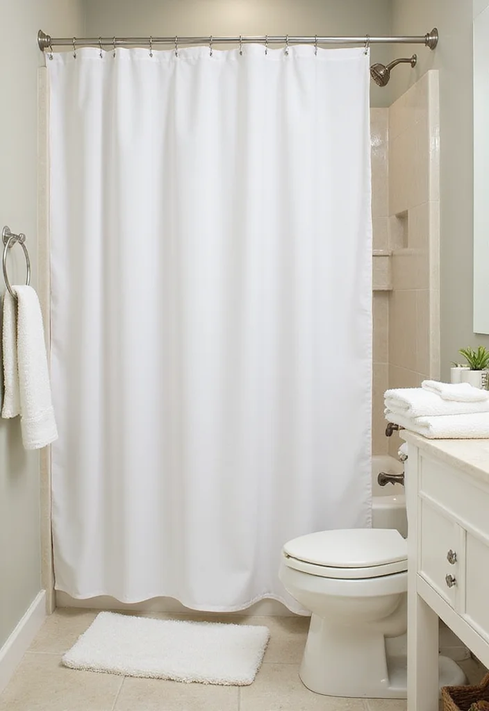 12 Shower Curtain Rod Ideas for Better Support and Style 10. Multi Purpose Curtain Rods