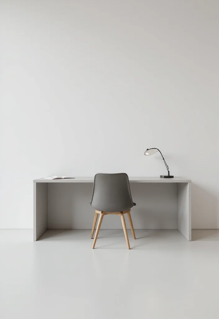 12 Zen Office Ideas for Calm Minimal Focus 1 12 Zen Office Ideas for Calm Minimal Focus - 1. Embrace Minimalism with Clean Lines