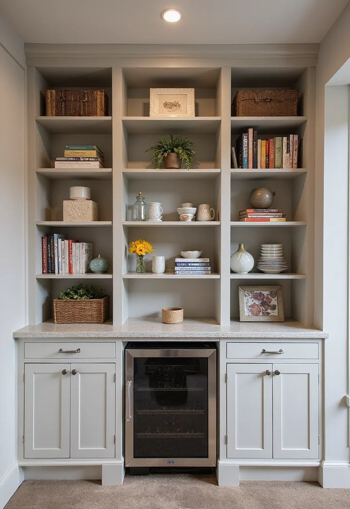 14 Basement Wall Decorating Ideas for Big Visual Impact 12. Custom Built Ins