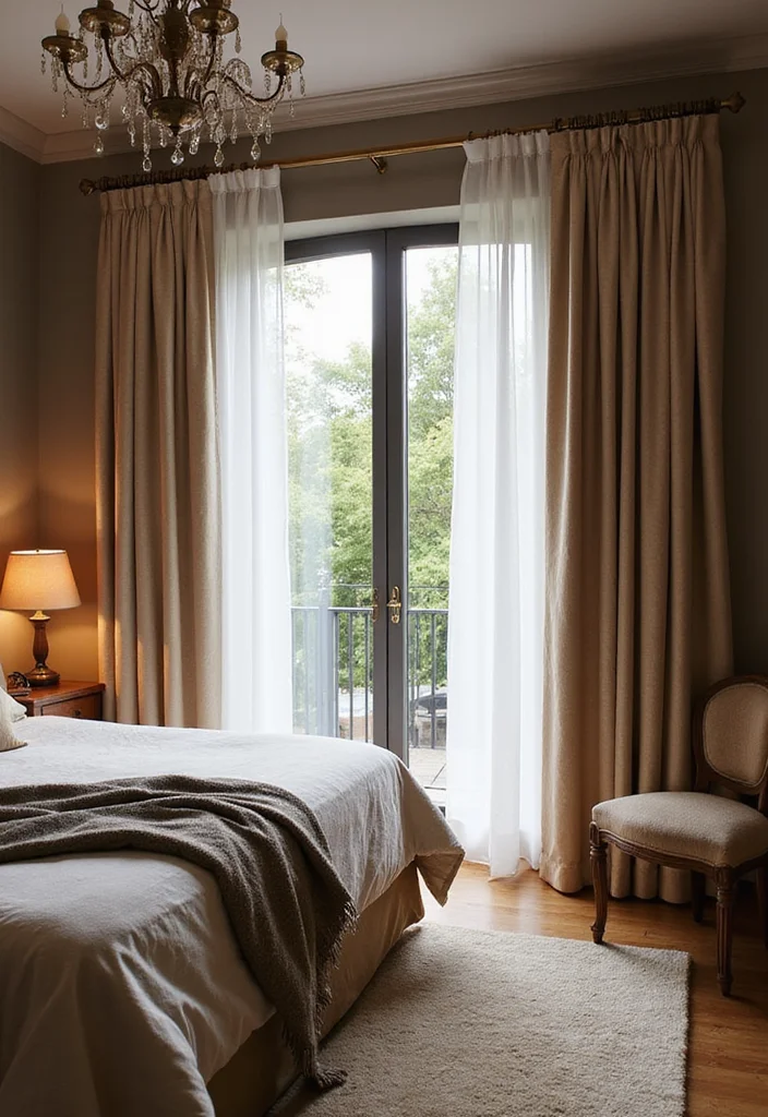 14 French Country Curtain Ideas for Warm Rustic Elegance - 12. Functional Blackout Options