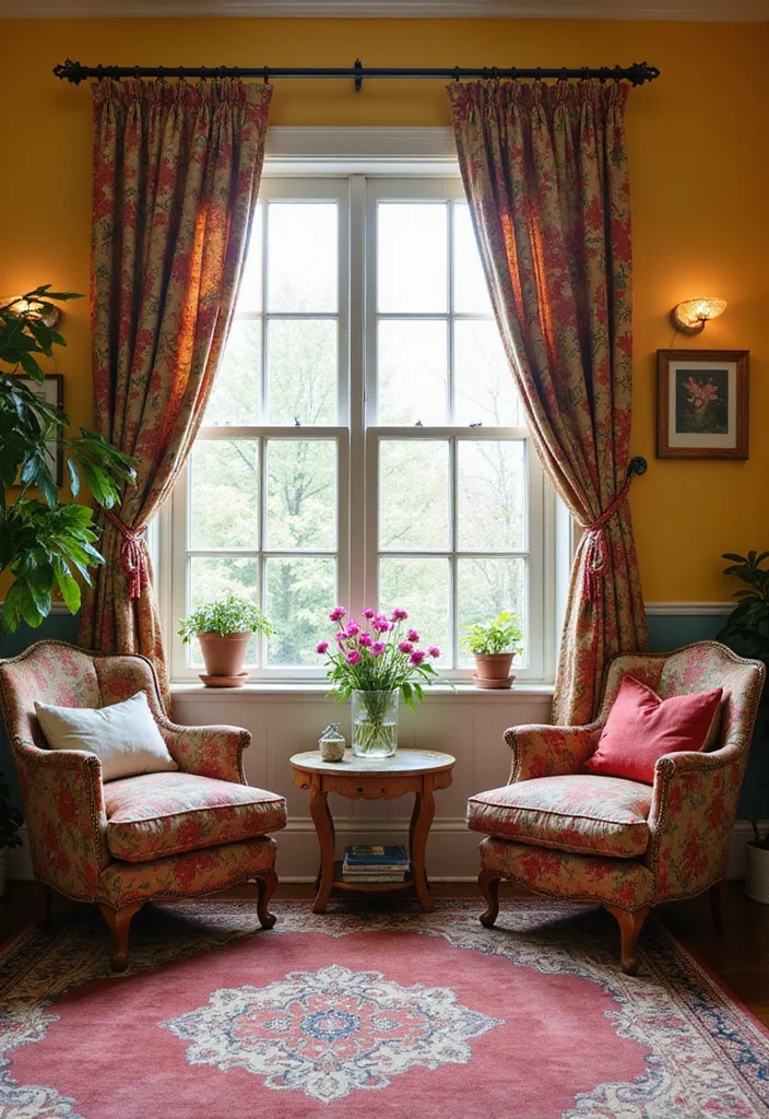 14 French Country Curtain Ideas for Warm Rustic Elegance - 13. Whimsical Tie-Backs