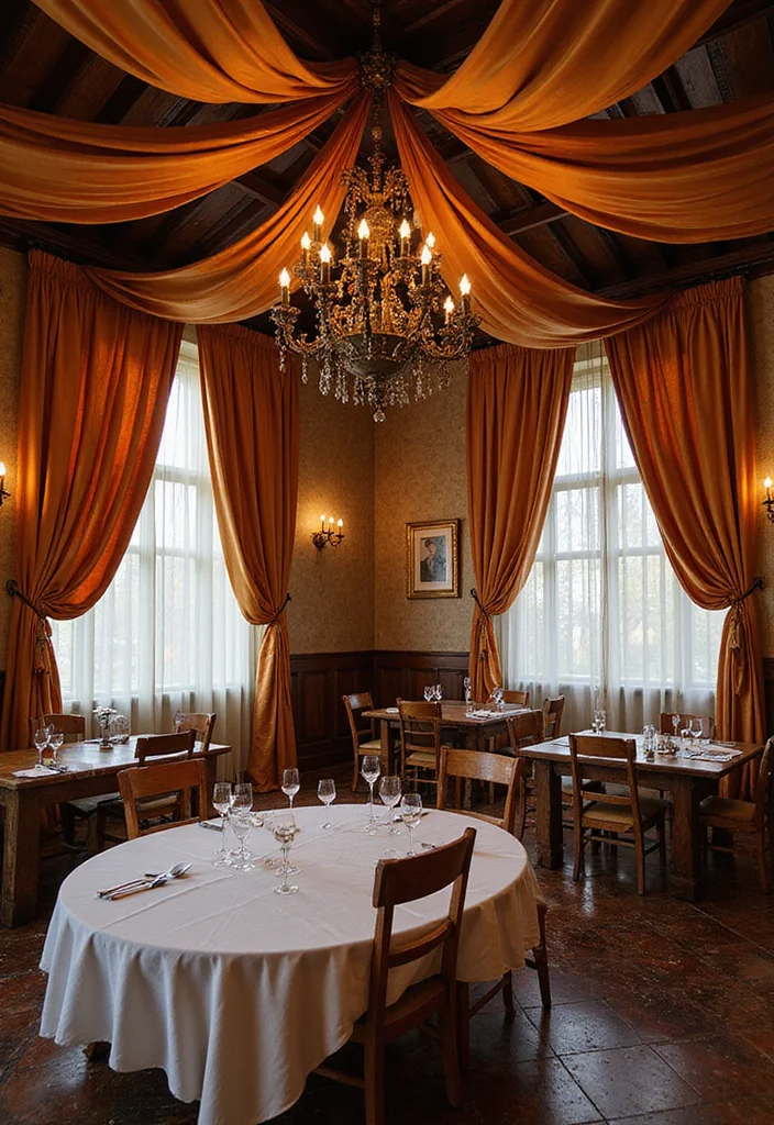 14 French Country Curtain Ideas for Warm Rustic Elegance - 6. Elegant Silk Draperies